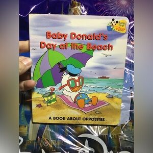 Baby Donald’s day at the beach a book about opposites baby’s first book